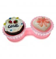 Lens cases Light Pink Cupckakes