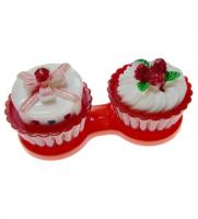 Lens cases Red Cupckakes