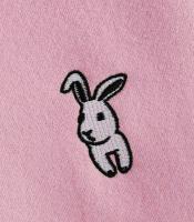 PARIS ALTERNATIF Sweat veste  capuche rose avec oreilles de lapin, kawaii mignon